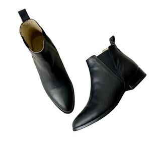 Nisolo Eva Everyday Commuter Black Leather Chelsea Boot Size 8.5